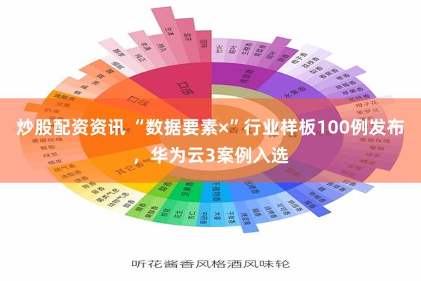 炒股配资资讯 “数据要素×”行业样板100例发布，华为云3案例入选